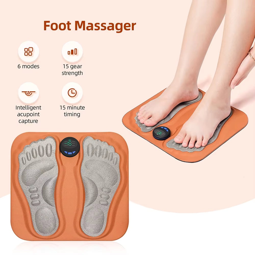 Smart 3D Electric Foot Massage Pad & Acupressure Circulation Mat