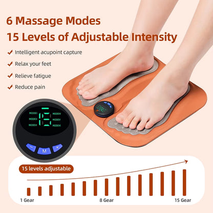 Smart 3D Electric Foot Massage Pad & Acupressure Circulation Mat